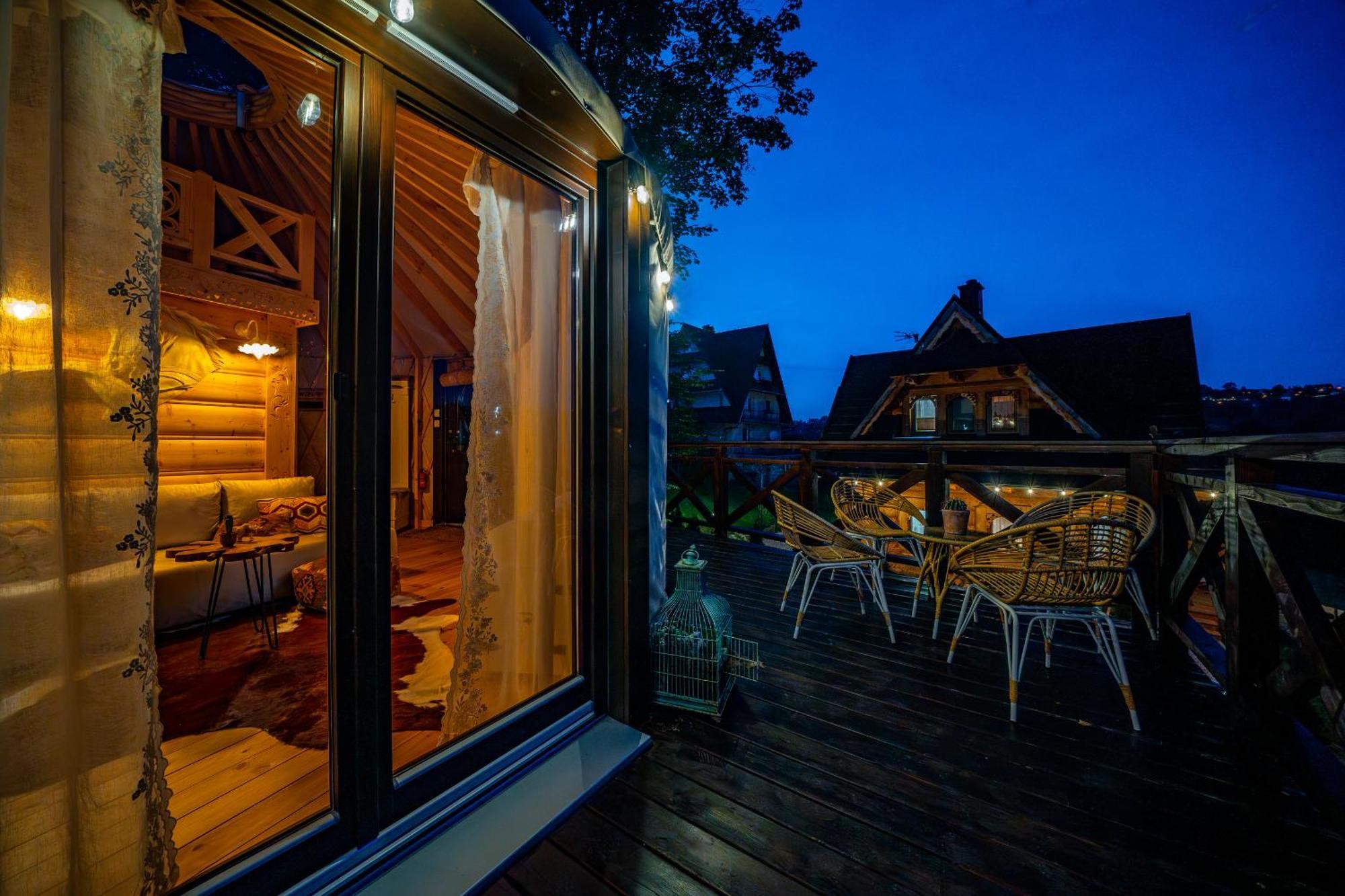 Jurta Na Wypasie - Luksusowy Namiot Z Widokiem Na Gory - Jacuzzi, Sauna, Split Ac, Private, Star View Zakopane Exterior photo