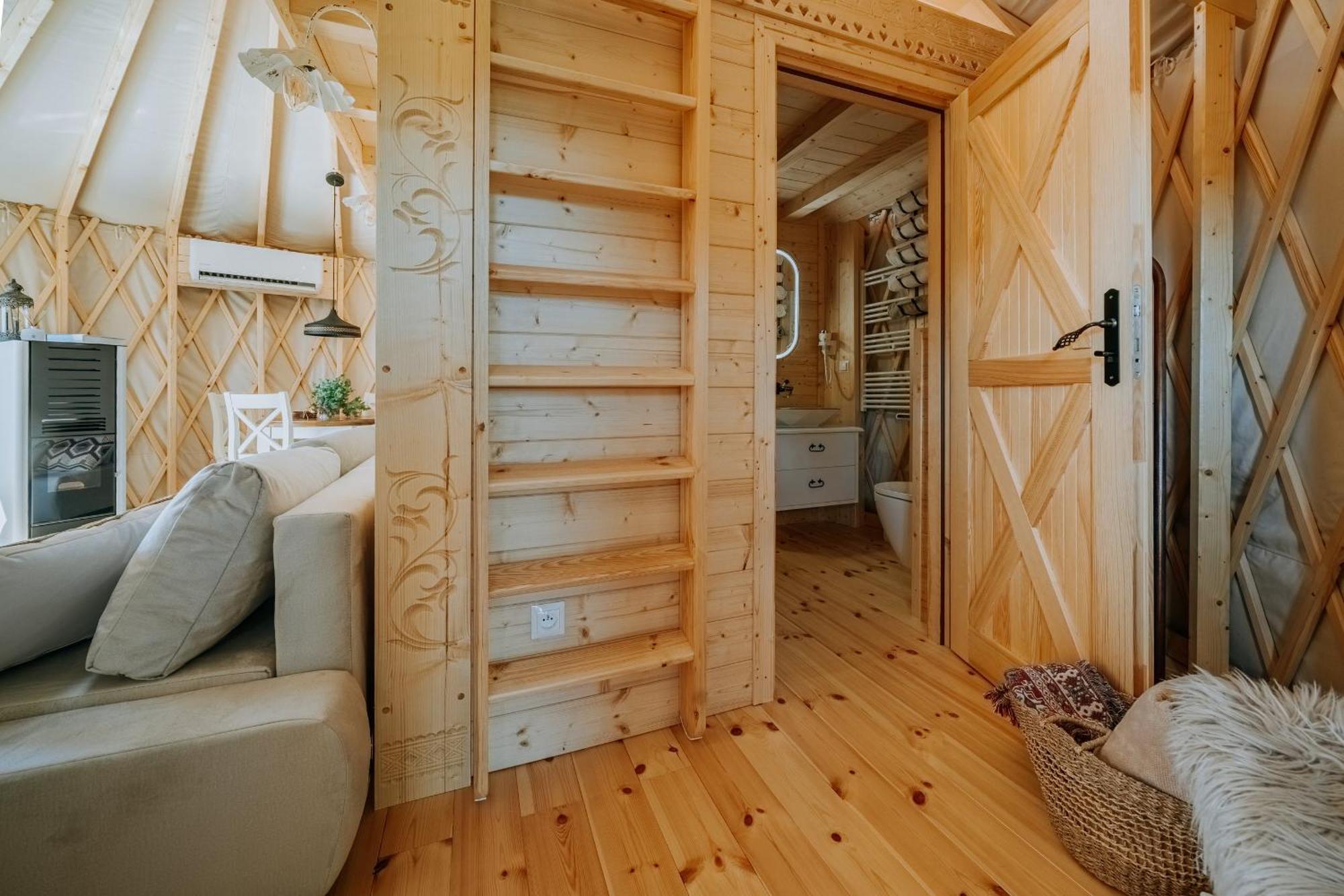 Jurta Na Wypasie - Luksusowy Namiot Z Widokiem Na Gory - Jacuzzi, Sauna, Split Ac, Private, Star View Zakopane Exterior photo