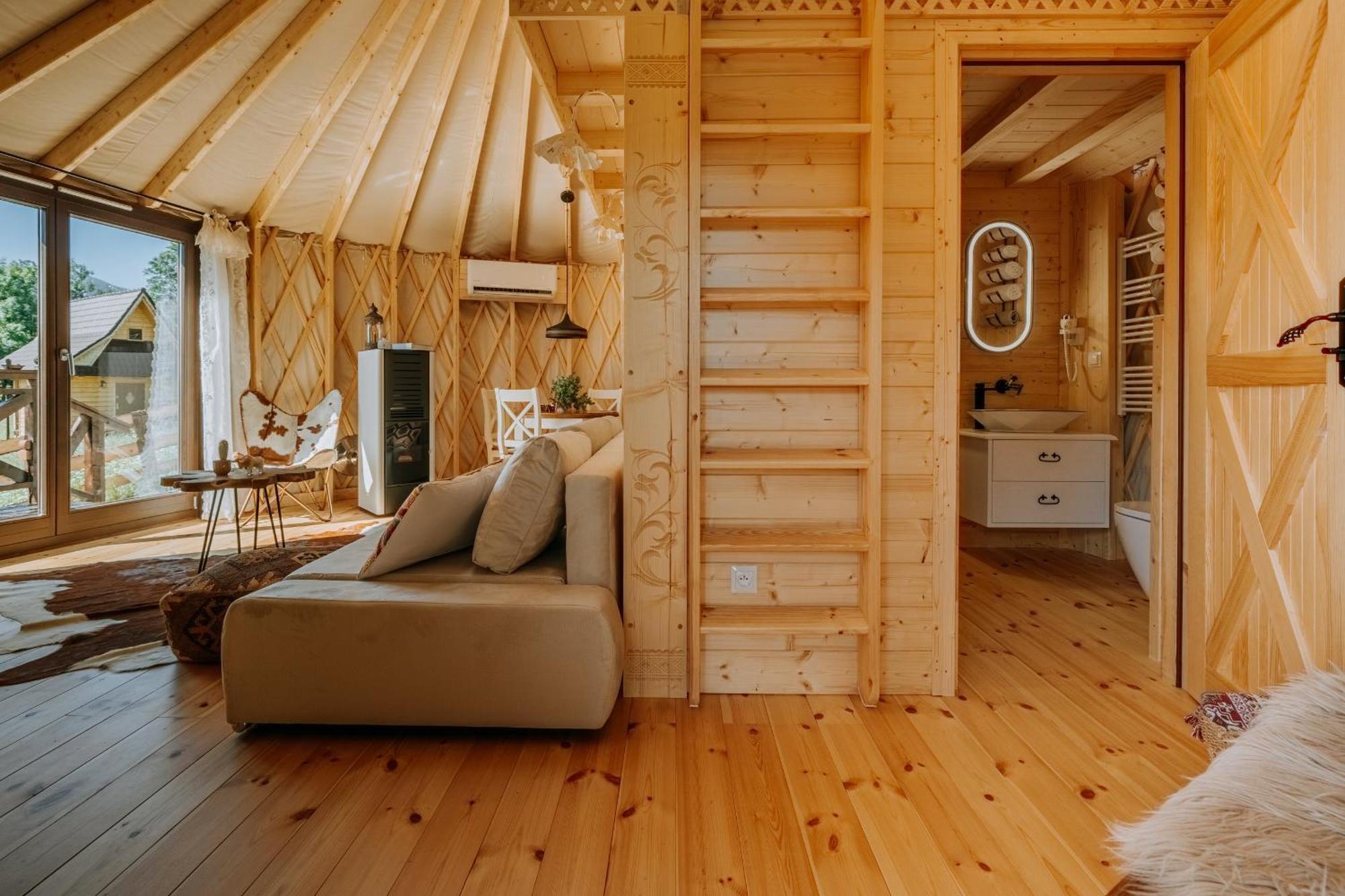 Jurta Na Wypasie - Luksusowy Namiot Z Widokiem Na Gory - Jacuzzi, Sauna, Split Ac, Private, Star View Zakopane Exterior photo