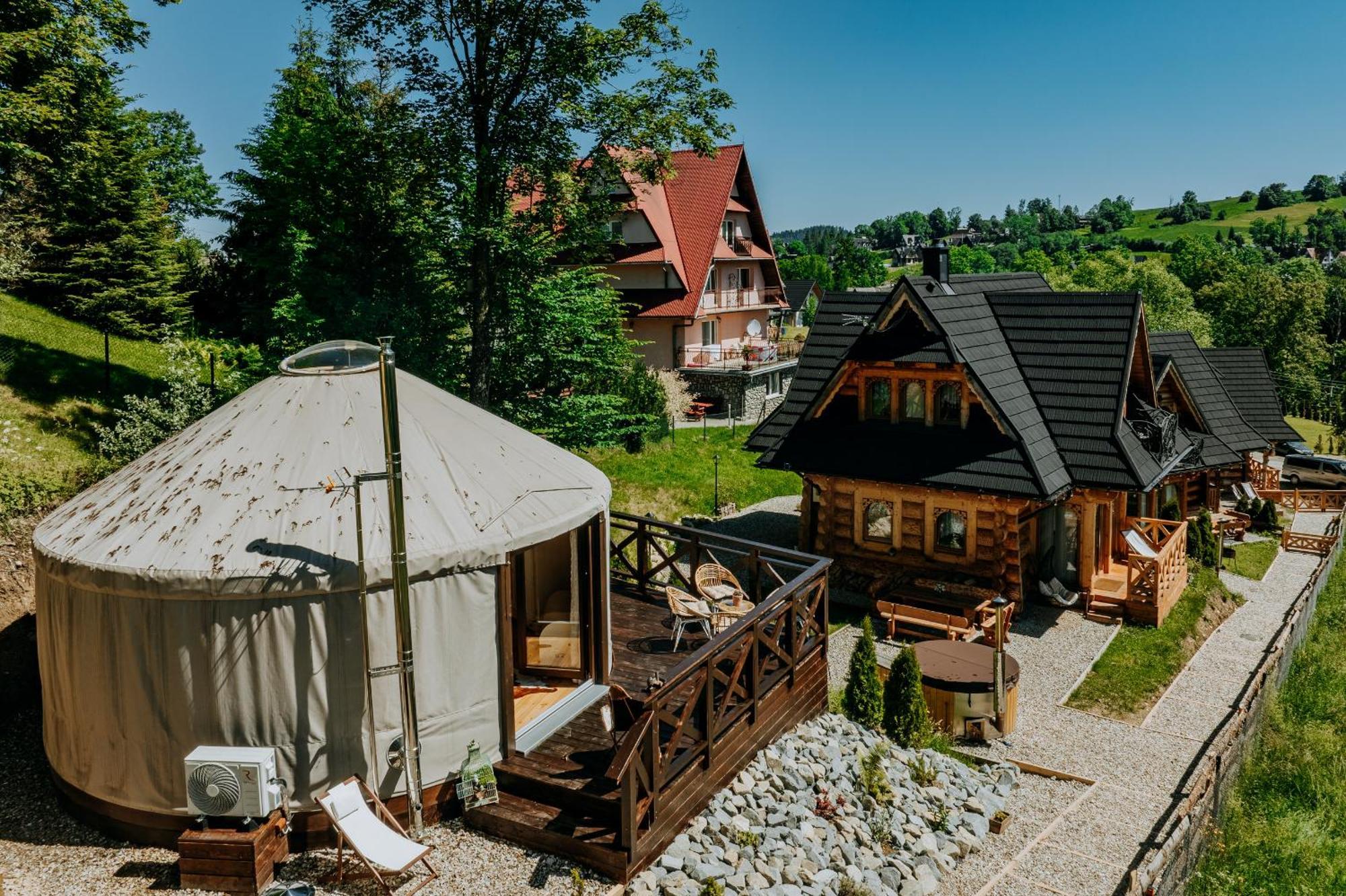 Jurta Na Wypasie - Luksusowy Namiot Z Widokiem Na Gory - Jacuzzi, Sauna, Split Ac, Private, Star View Zakopane Exterior photo