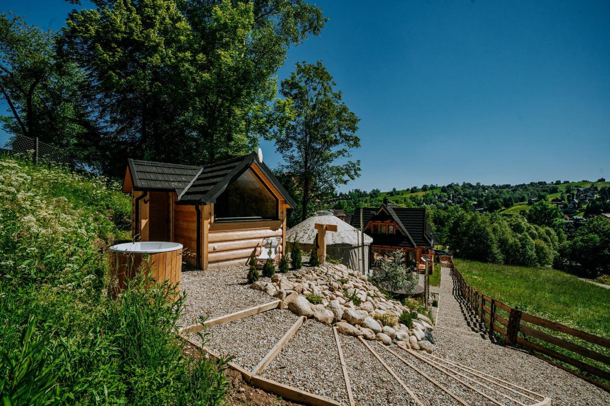 Jurta Na Wypasie - Luksusowy Namiot Z Widokiem Na Gory - Jacuzzi, Sauna, Split Ac, Private, Star View Zakopane Exterior photo